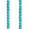 12 Pack: Turquoise Dyed Howlite Rondelle Beads, 4mm by Bead Landing™
